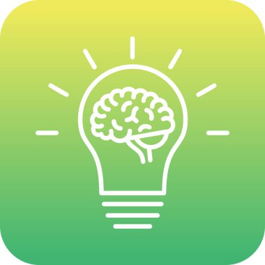 Idea web icon simple illustration 