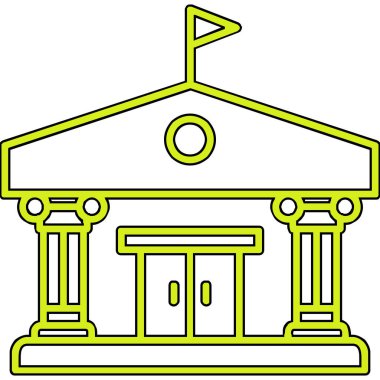 Sütun oluşturma simgesi, vektör illüstrasyonu