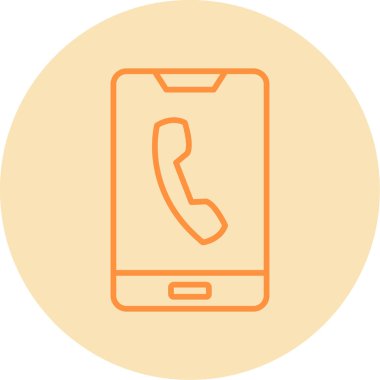 Web 'iniz için telefon simgesi çizimi 