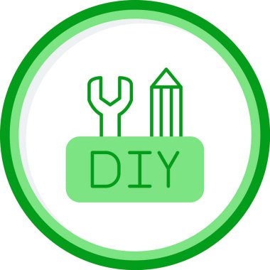 Evet. Web simgesi basit illüstrasyon                     
