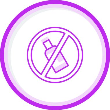 Alkol işareti simgesi çizimi yok