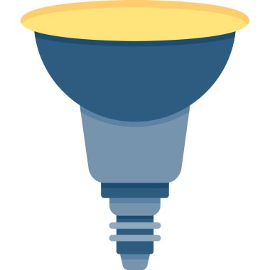 Yansıtıcı ağ simgesi, vektör illüstrasyonu