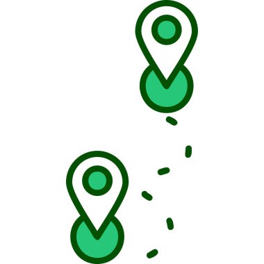 Rotadan. Web simgesi basit illüstrasyon