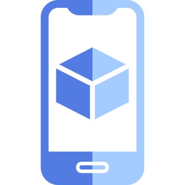 Görüntüde Artırılmış Gerçeklik simgesine sahip akıllı telefon 