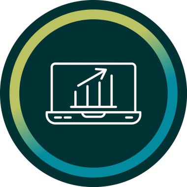 İş çizelgesi. Web simgesi basit illüstrasyon 