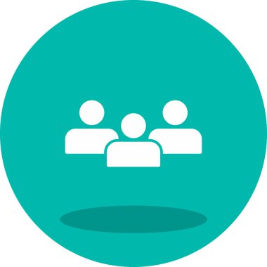 Seyirci Web simgesi vektör illüstrasyonu