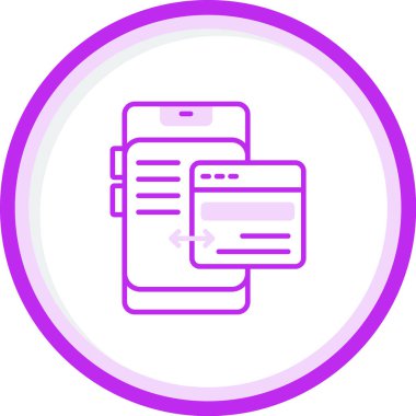 Web simgesi vektör illüstrasyonunu transfer et 