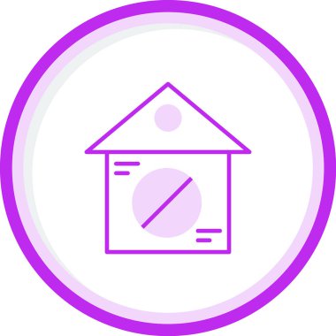 ev simgesi vektör illüstrasyonu