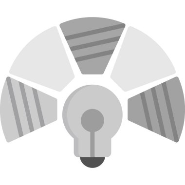 Donut Çizelgesi simgesinin vektör çizimi 