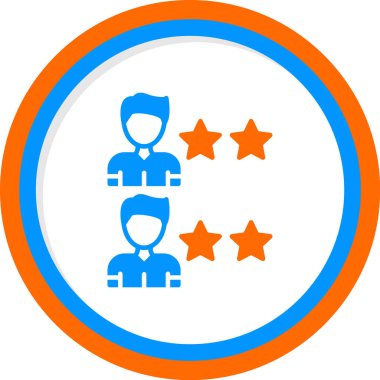 puan simgesi, vektör illüstrasyonu 