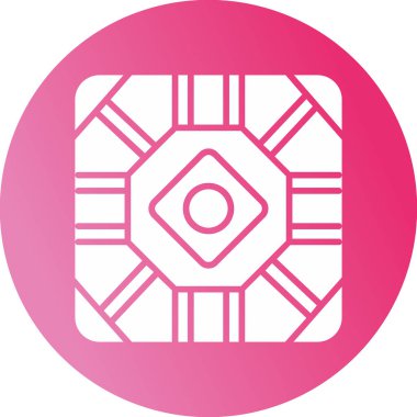 Döşeme. Web simgesi basit illüstrasyon