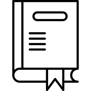 Kullanıcı Kılavuzu Simgesi Basit Vektör İllüstrasyonu