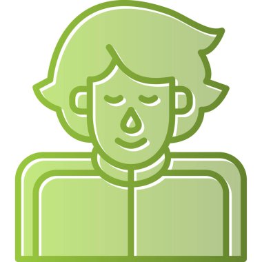 Sörfçü. Web simgesi basit illüstrasyon