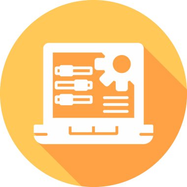 Teçhizat. Web simgesi basit illüstrasyon