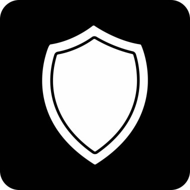 kalkan simgesi web basit illüstrasyon