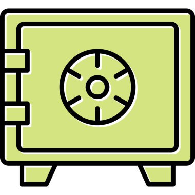 güvenli simge vektör illüstrasyonu 