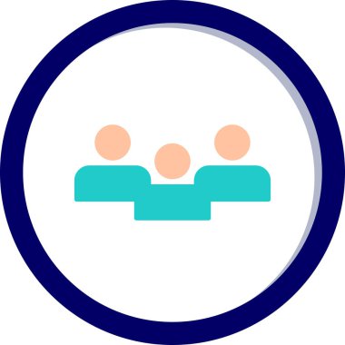 Seyirci Web simgesi vektör illüstrasyonu