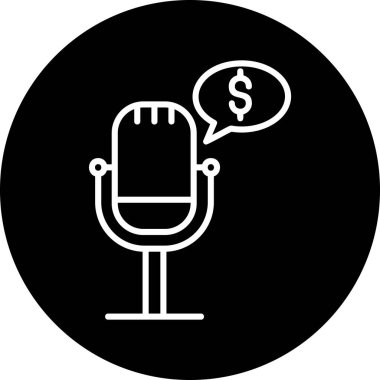 Para podcast simgesi, özet biçimi 