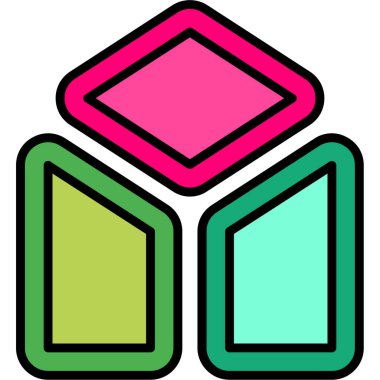 küp web simgesi basit tasarım 