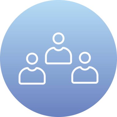 Adaylar web simgesi vektör illüstrasyonu 