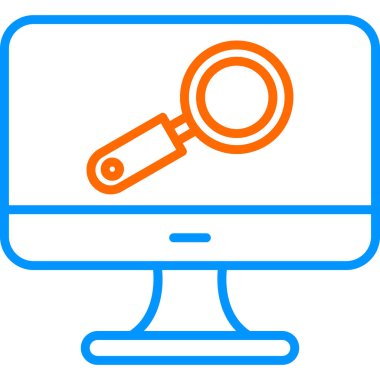 seo modern simgesinin vektör illüstrasyonu 