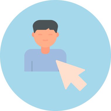 Seçili web simgesi vektör illüstrasyonu