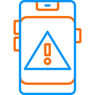 uyarı simgesi vektör illüstrasyonu