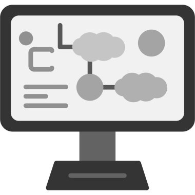 Meteoroloji ikonu ana hatları. vektör illüstrasyonu 