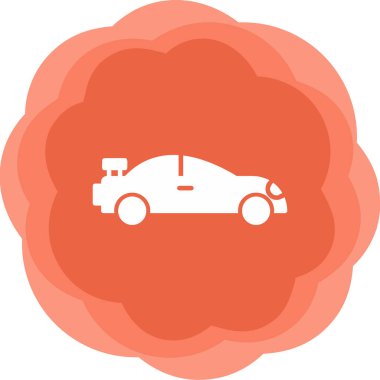 araba simgesi vektör illüstrasyonu 