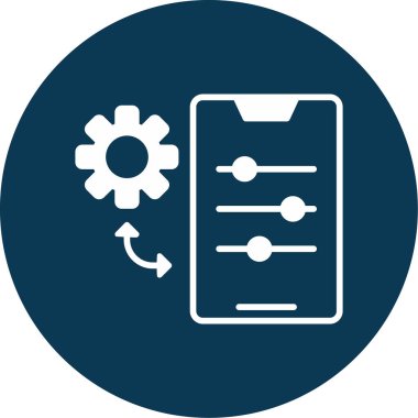 Web simgesi basit illüstrasyon ayarlanıyor