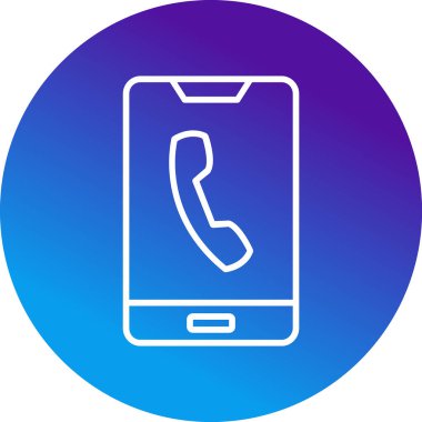 Web 'iniz için telefon simgesi çizimi 