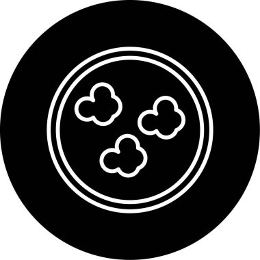 Bulutlar. Web simgesi basit illüstrasyon 