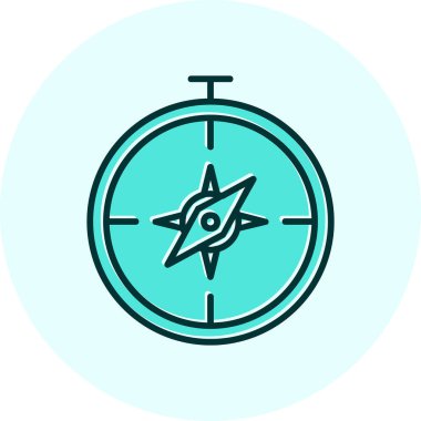 Pusula simgesi vektör resimlemesi 