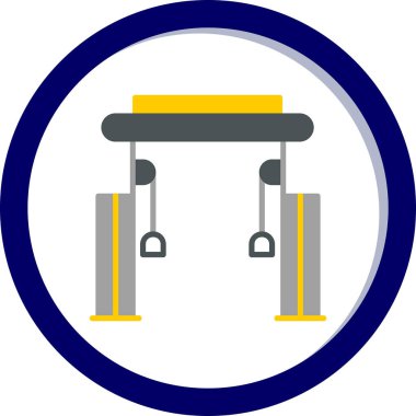 Cable Crossover Web simgesi basit illüstrasyonuName