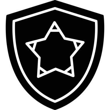 yıldız web simgesi basit illüstrasyon 