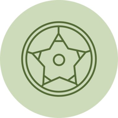 Futbol topu simgesi, vektör illüstrasyonu basit tasarım