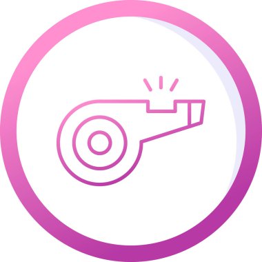 Web tasarımı için ıslık simgesi, vektör illüstrasyonu 