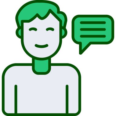 Tavsiye Ağı simgesi basit illüstrasyon