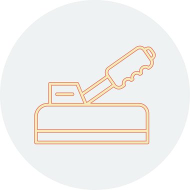 El freni simgesi vektör çizimi