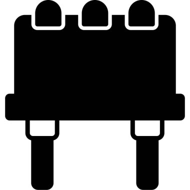 Billboard web simgesi, vektör çizim 