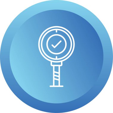 Düz simge, vektör gösterimi yanıtla 