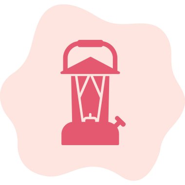 Bir fener ağ simgesinin vektör illüstrasyonu