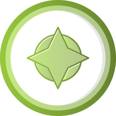 Ağaç folyosu. Web simgesi basit illüstrasyon