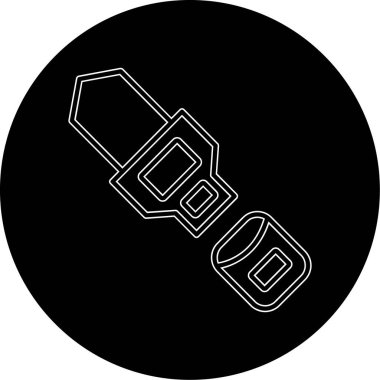 Özdenetim web simgesi, vektör illüstrasyonu