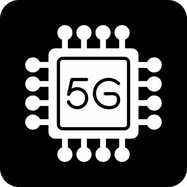 cpu icon, vector illustration simple design