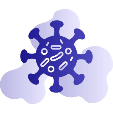 Virüs ikonu vektör illüstrasyonu 