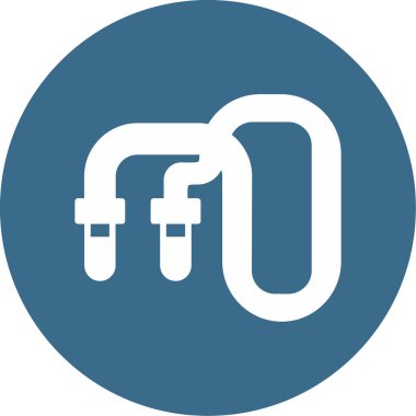 Halat düzlüğü simgesi, vektör illüstrasyonu 