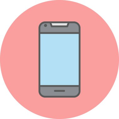Smartphone web simgesi, vektör çizim 