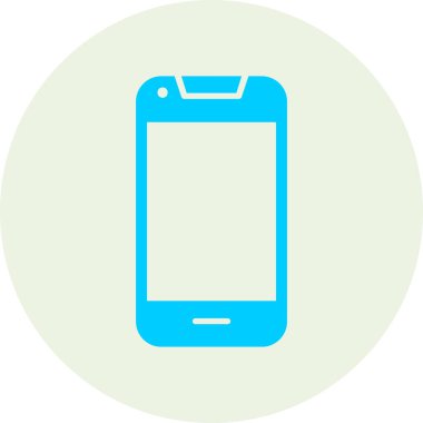 Smartphone web simgesi, vektör çizim 