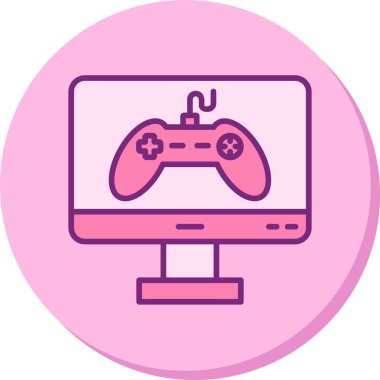 oyun simge vektör çizim 